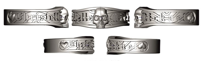 biker wedding ring