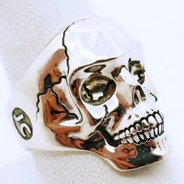 skull biker ring