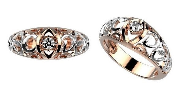 renderize views of this unique engagement ring design
