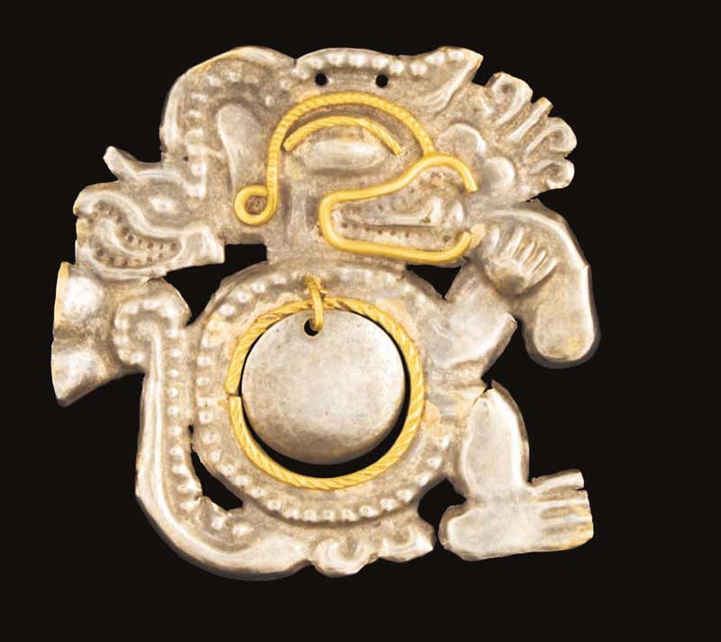 ancient platinum artefact from Colombia