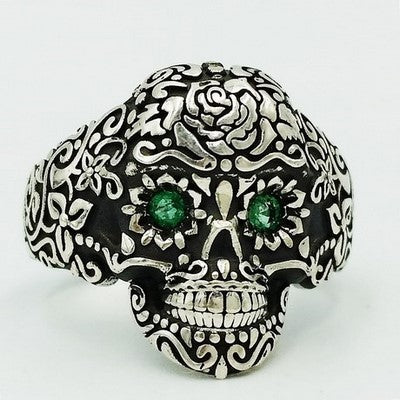 silver mexican biker ring