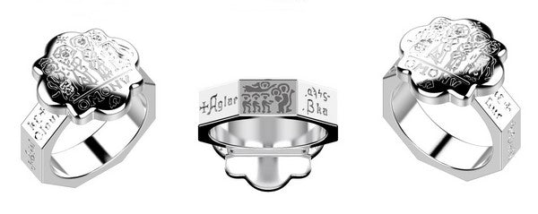 byzantine silver ring