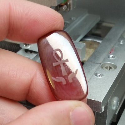 carnelian intaglio CNC engraving