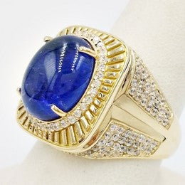 tanzanite signet ring