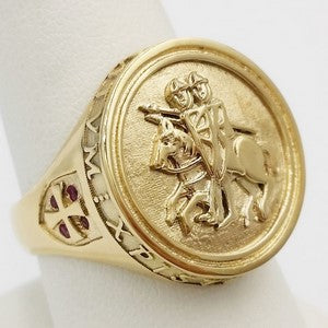 military knights templar seal ring