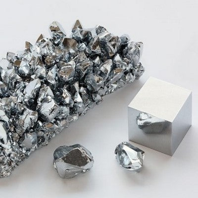 nickel metal component of white gold metal