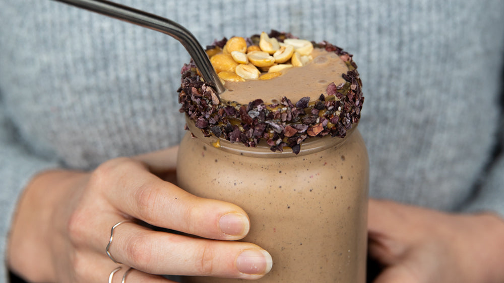 Peanut butter cup smoothie