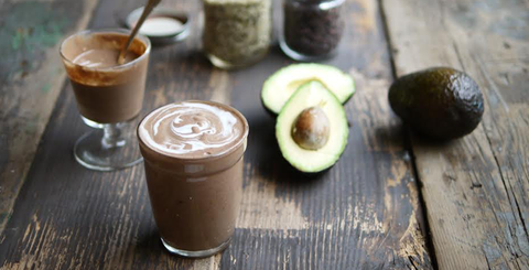 Chocolate Coconut Avocado Smoothie