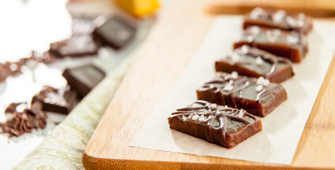 Vegan Salted Pumpkin Caramels