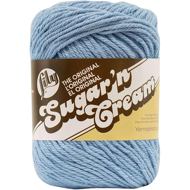 Lily Sugar'n Cream Worsted Cotton Yarn 6 Bundle by Lily Sugar'n Cream