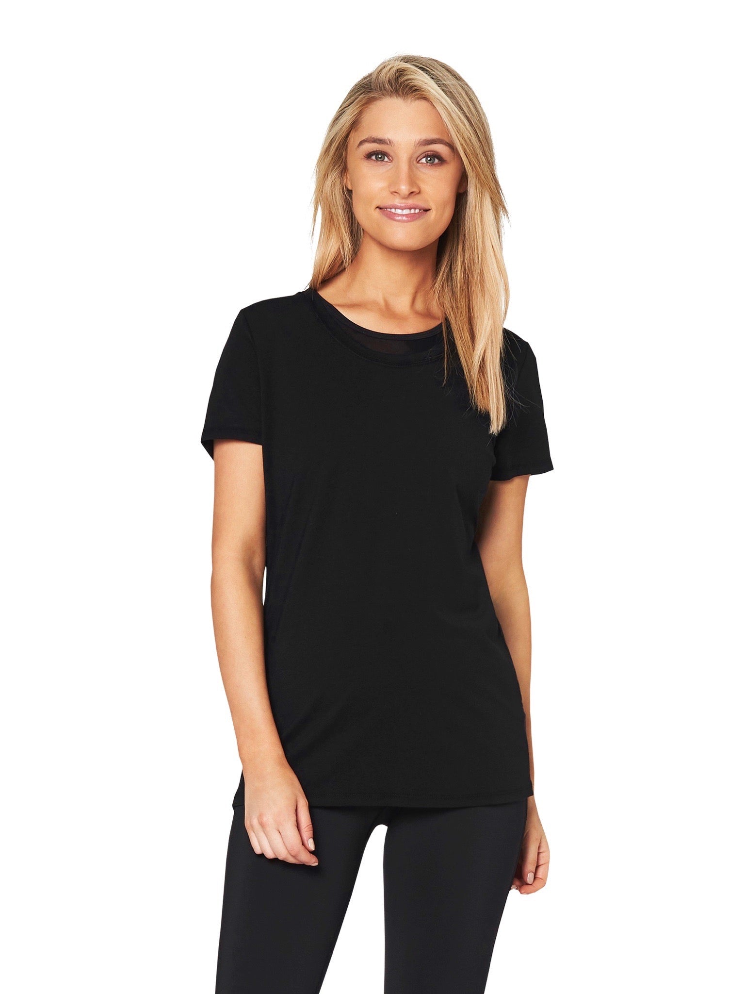 EMILY BASIC TEE - BLACK – Pilot Athletic