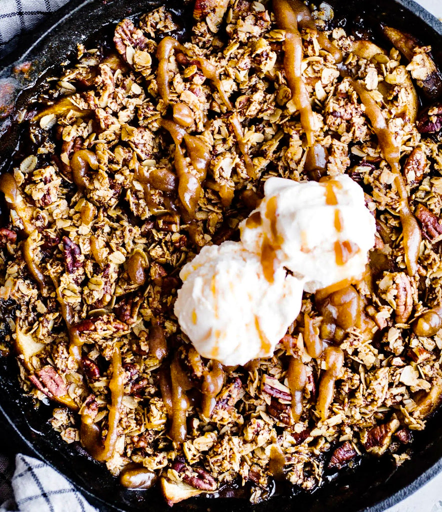 Gluten Free Caramel Apple Crisp