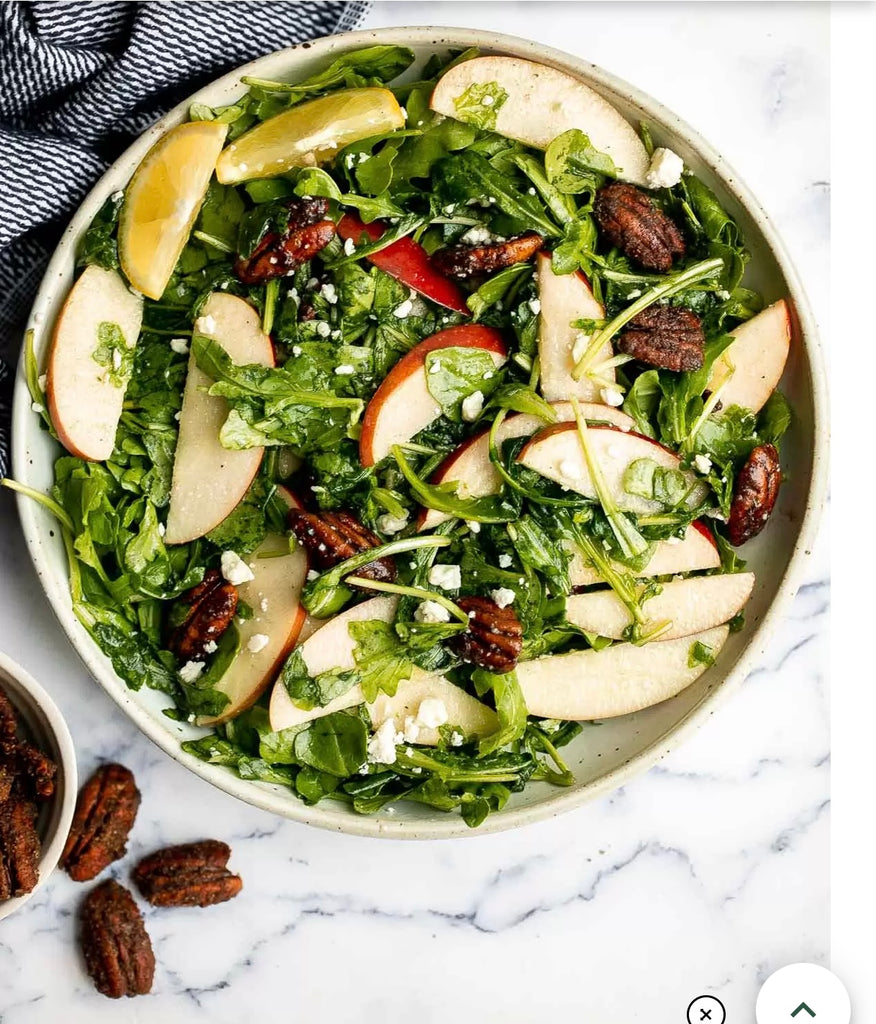 Arugula, Apple and Pecan Salad