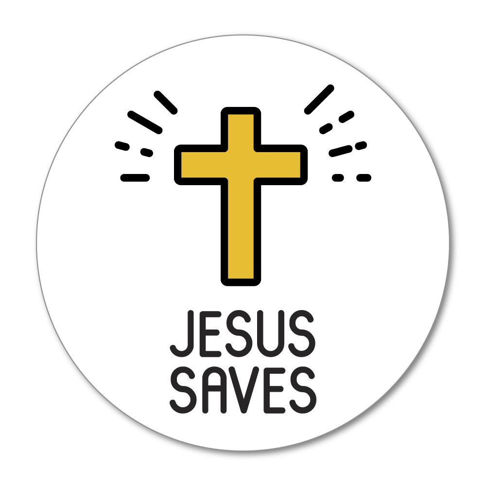 Jesus Saves Sticker Decal Religion Stickers Sticker Collective 2401