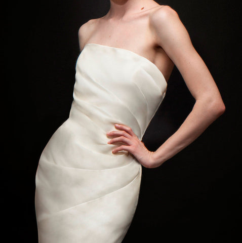 Strapless Draped Gown new york