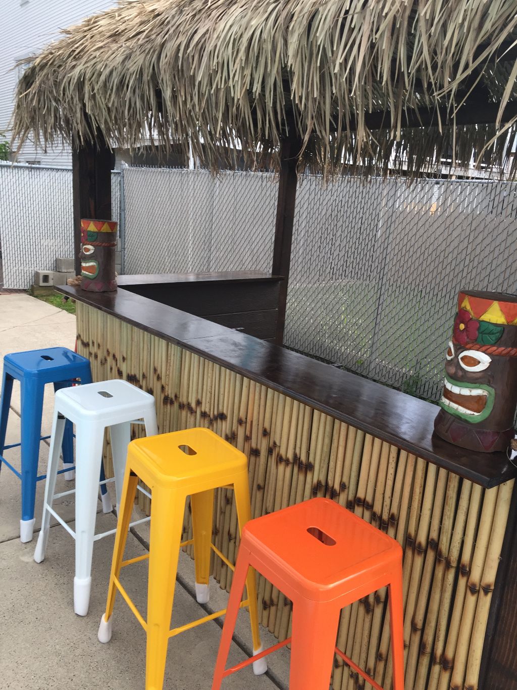 tropical outdoor bar stools