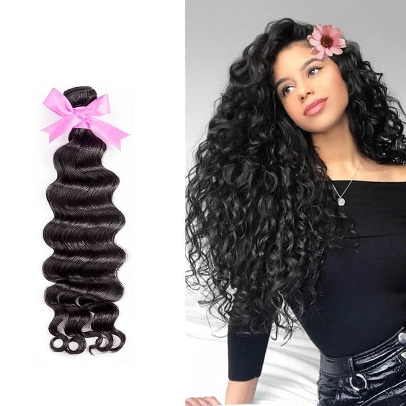 natural wave hair weave