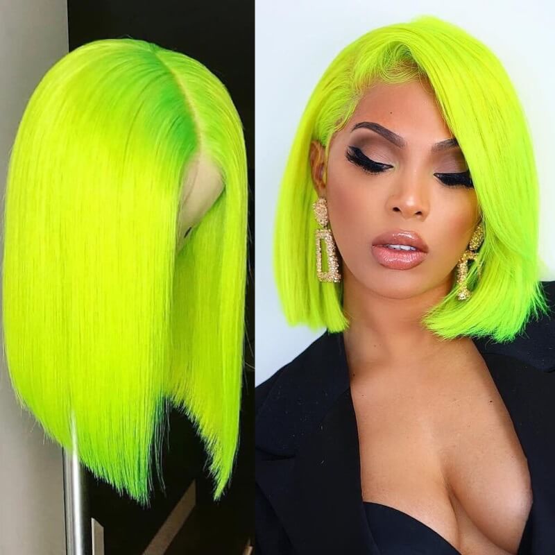 neon colored wigs