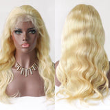 613 Full Lace Wig Blonde Brazilian Body Wave Human Hair Pre