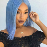 blue wig for baby