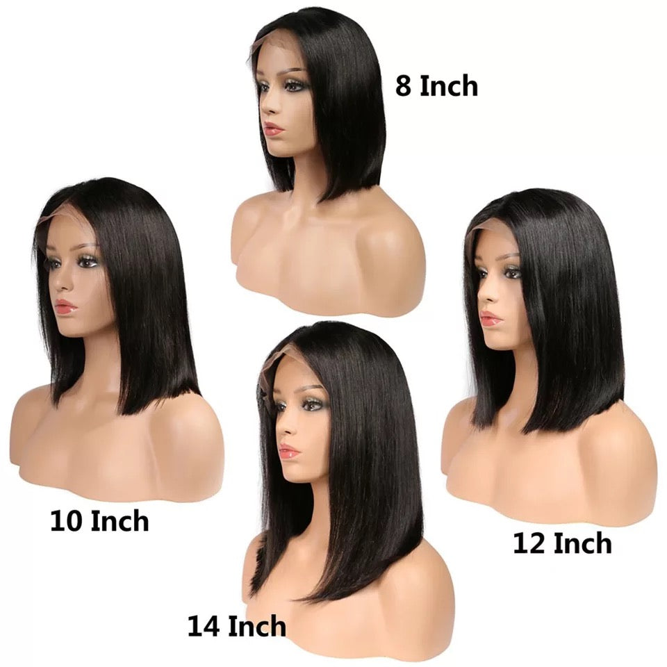 8 inch lace front wig