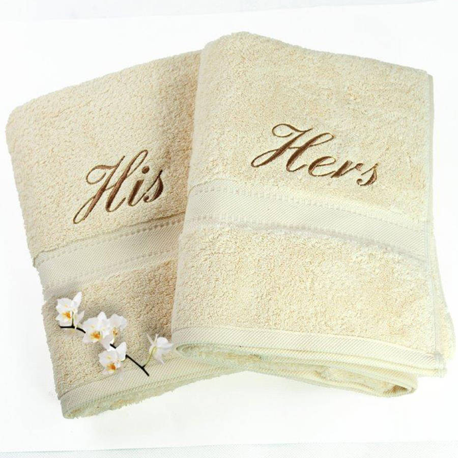 his and hers towels next