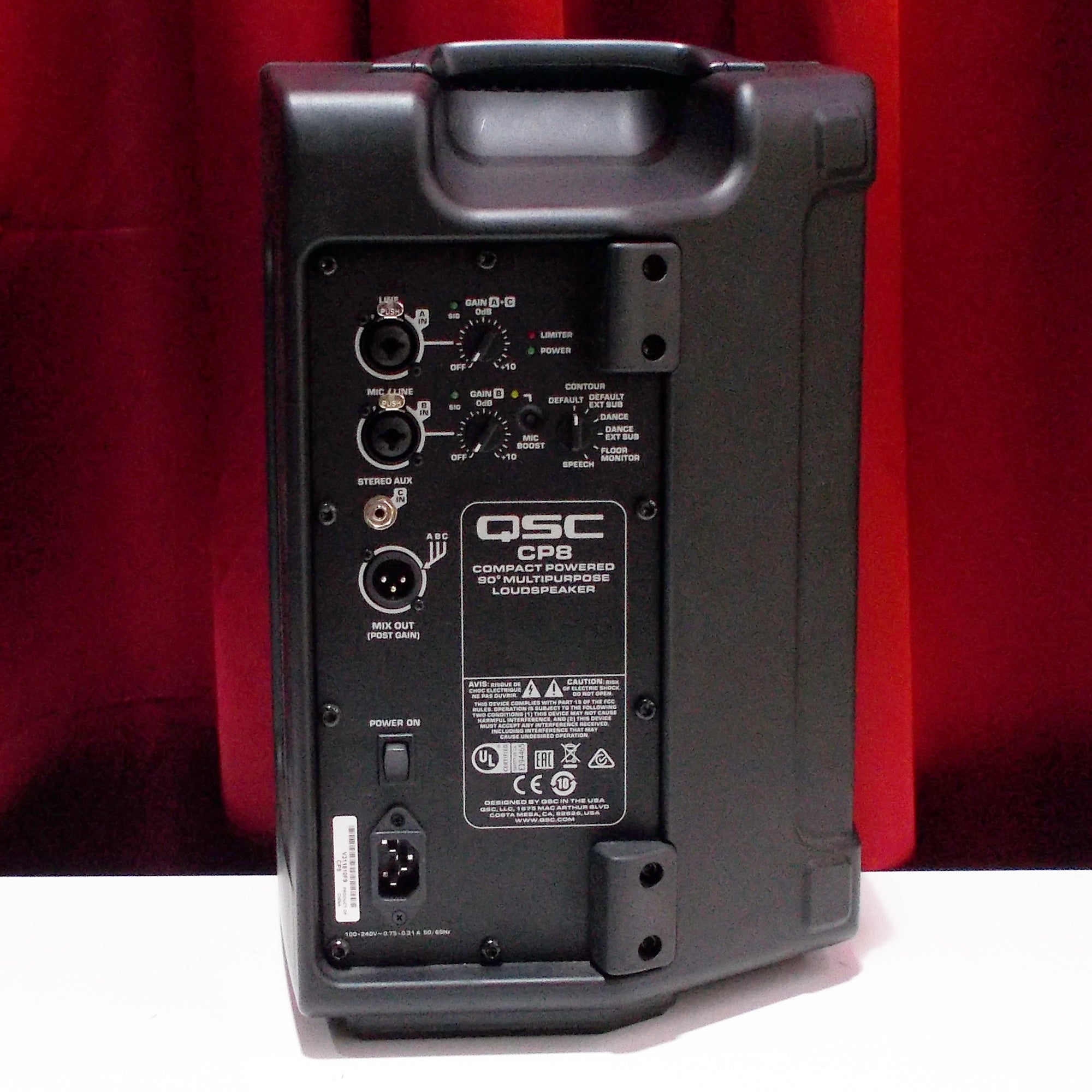 used qsc cp8