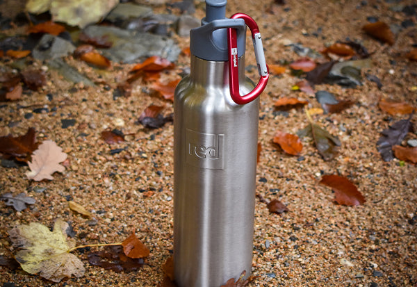 Red Original Drinks Bottle with carabiner 