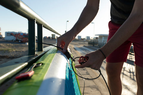 Paddle board lock