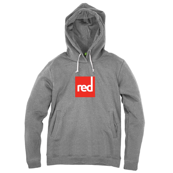 red grey hoodie