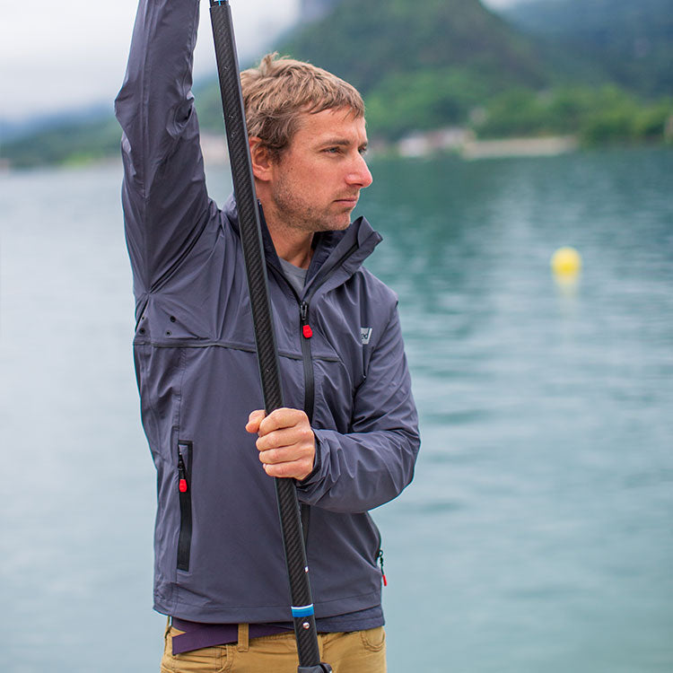 Man wearing the Red Original Active Jacket