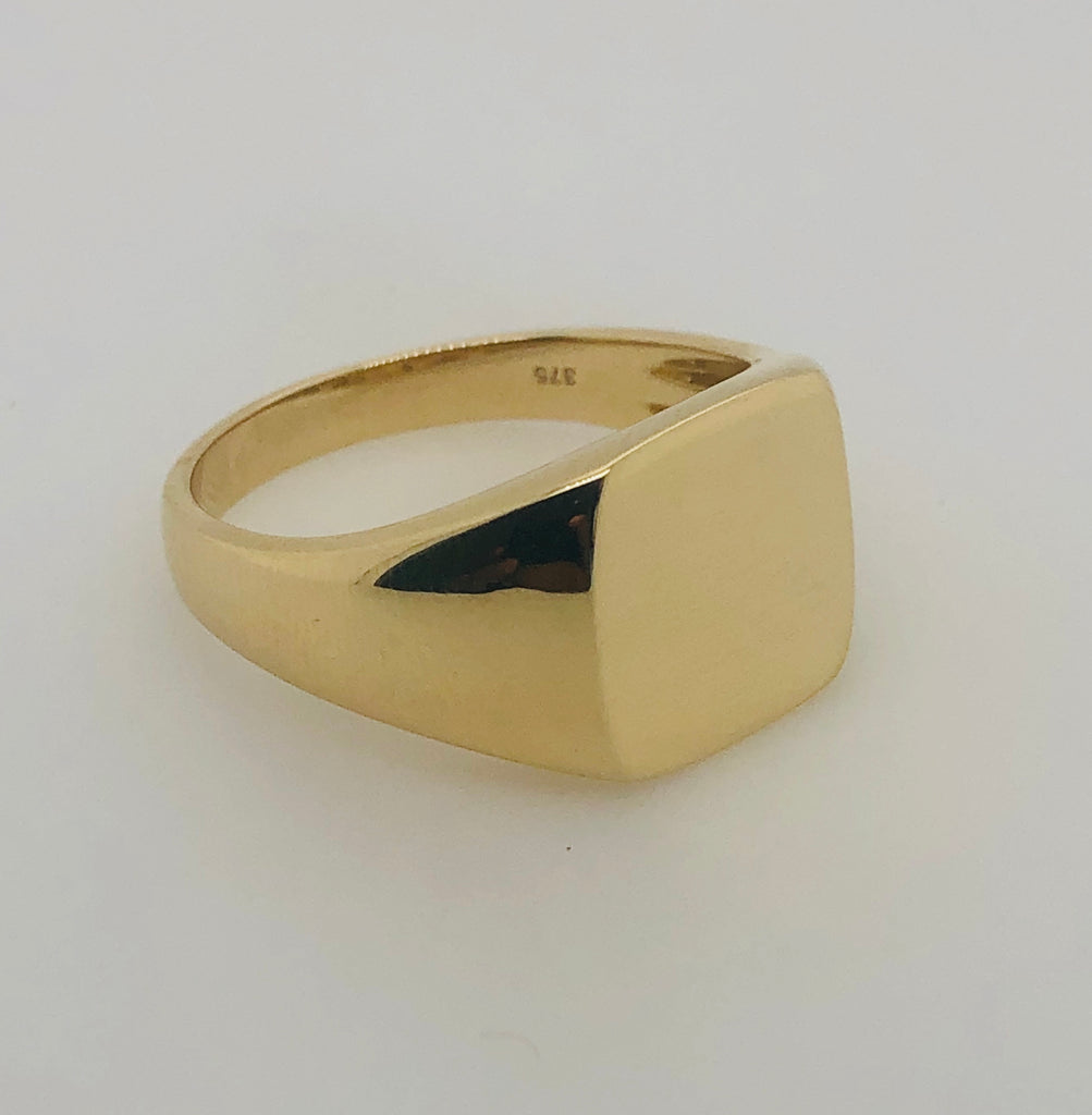 9ct Gold Gents Heavy Signet Ring - 005 – Stonex Jewellers