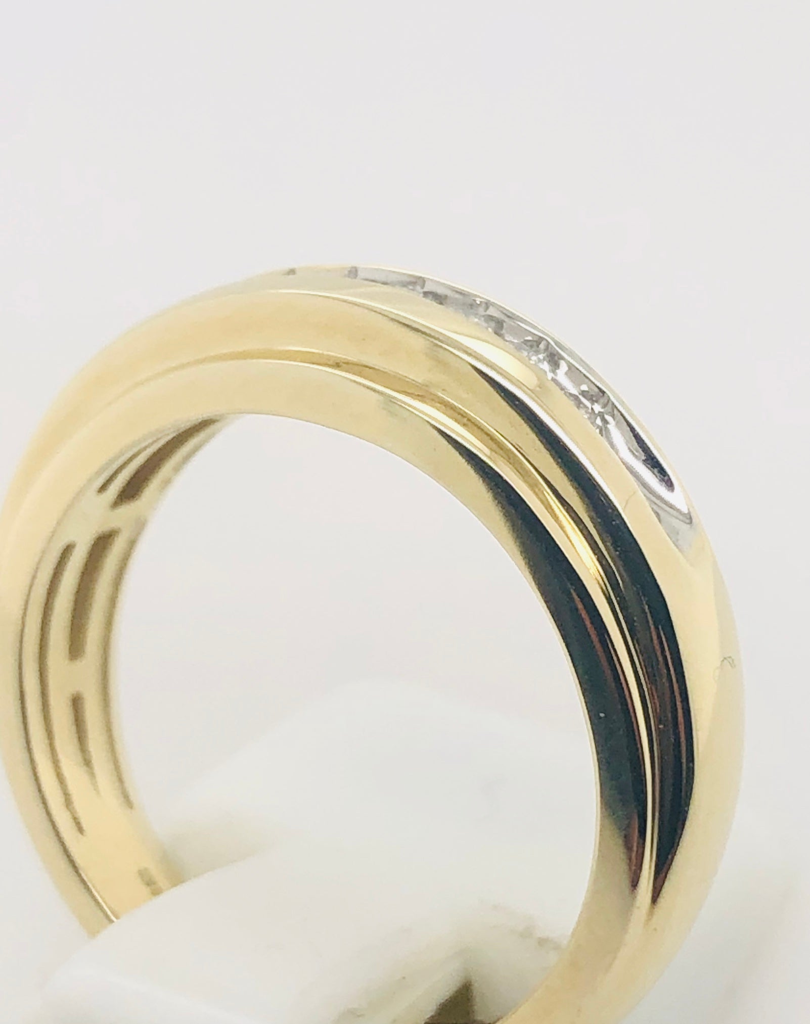 10ct Yellow Gold Channel Set Diamond Band 0.15ct – Stonex Jewellers