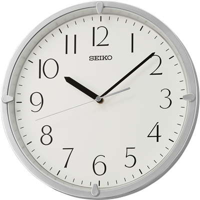 Seiko Silver Tone Wall Clock - QHA007-S – Stonex Jewellers