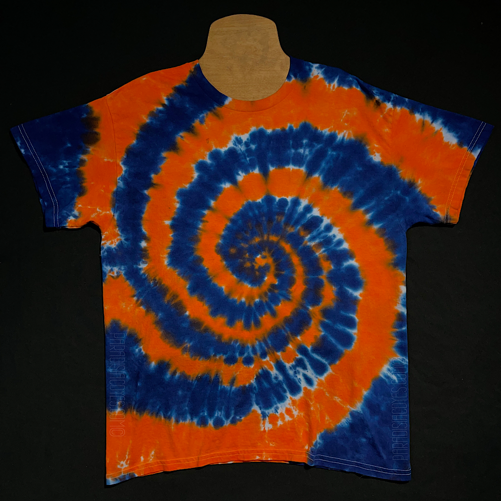 Lucky St. Patrick's Day Bleach Spiral Tie Dye Shirt 2XL