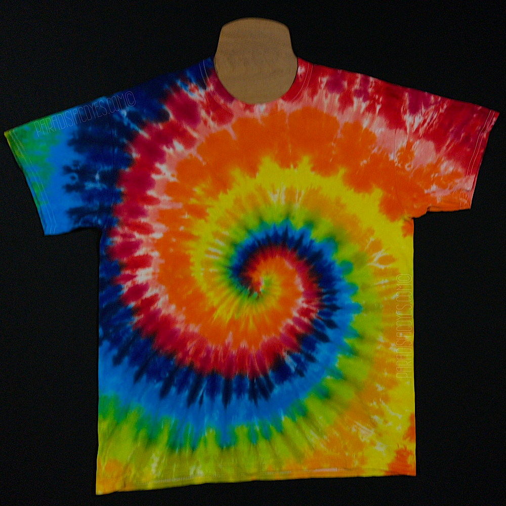 Pink Spiral Tie Dye Shirt 