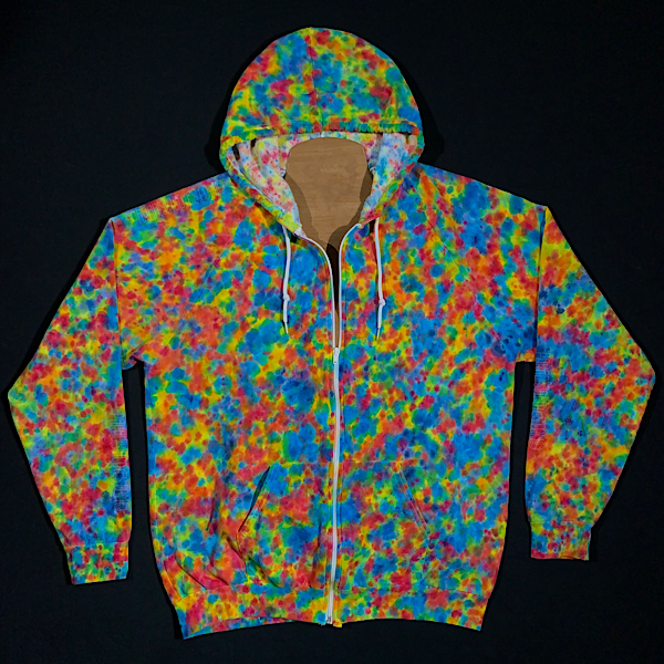 Louis Vuitton Embroidered Zip Through Hoodie Multicolor