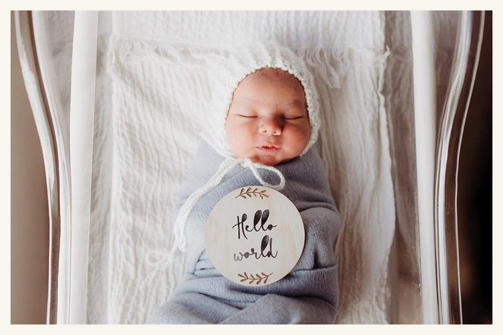 Newborn Baby Announcement Photo Ideas