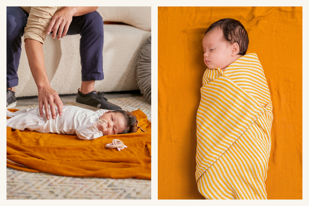 How to use your swaddle blanket as a nursing cover – Bear and