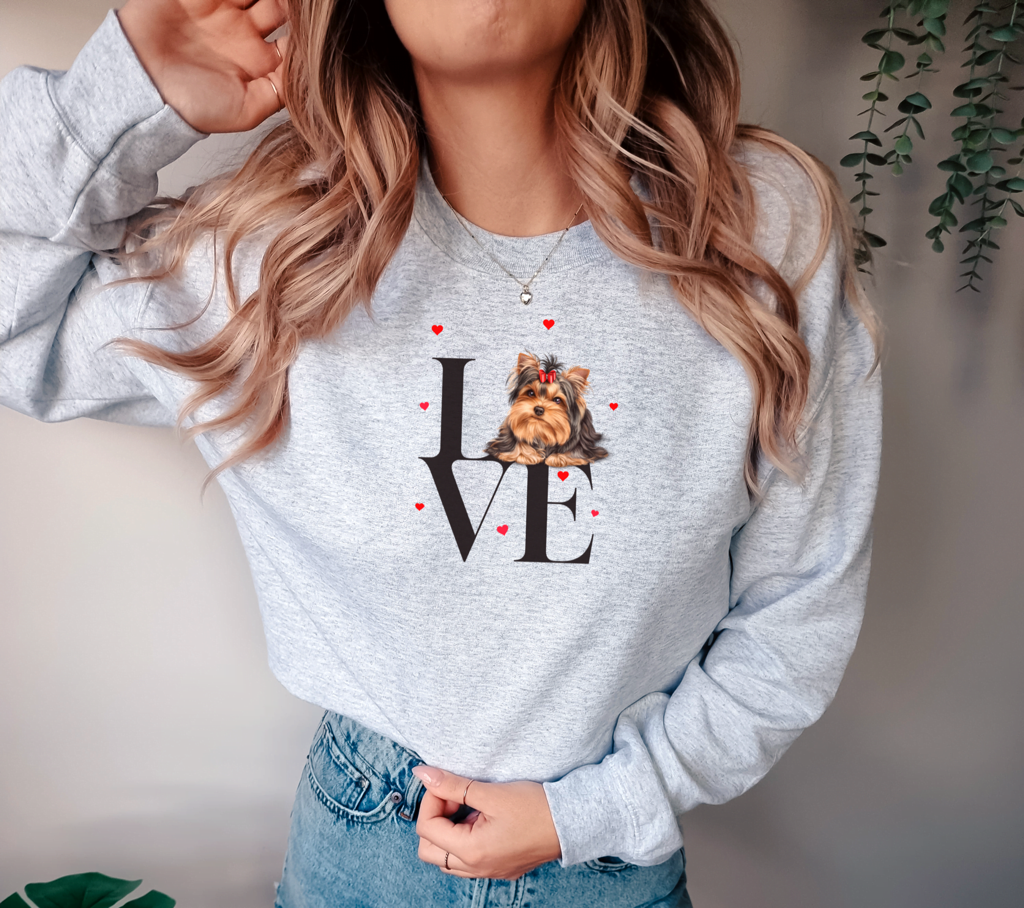 Yorkie Love sweater