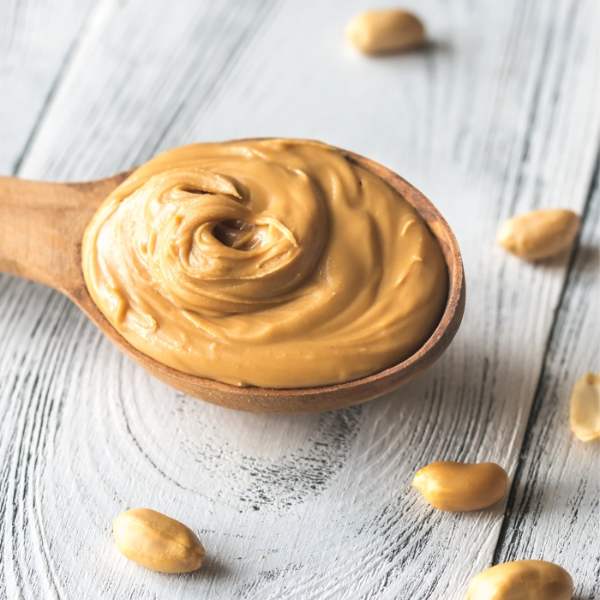 DIY Peanut Butter Treats In Dog Bowl