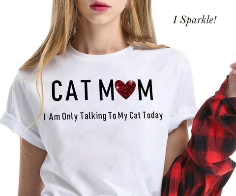 Cat mom shirt harem pants