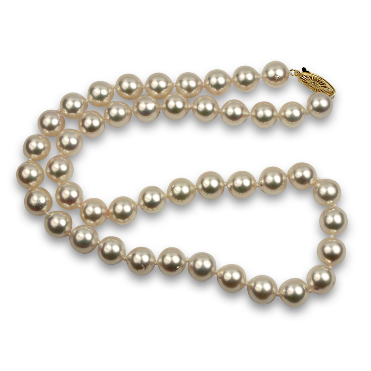 Effy Womens White Cultured Freshwater Pearl 14K Gold Over Silver Strand  Necklace - JCPenney