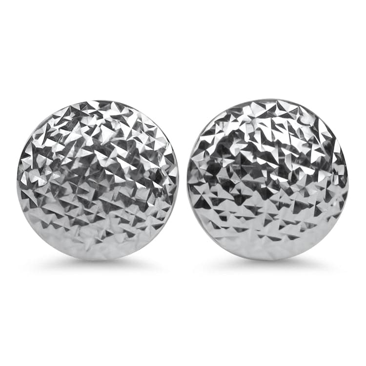 Top 250+ silver dome earrings super hot