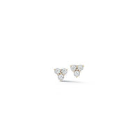 Dana Rebecca Designs Millie Ryan Princess Cut Diamond Studs - White Go