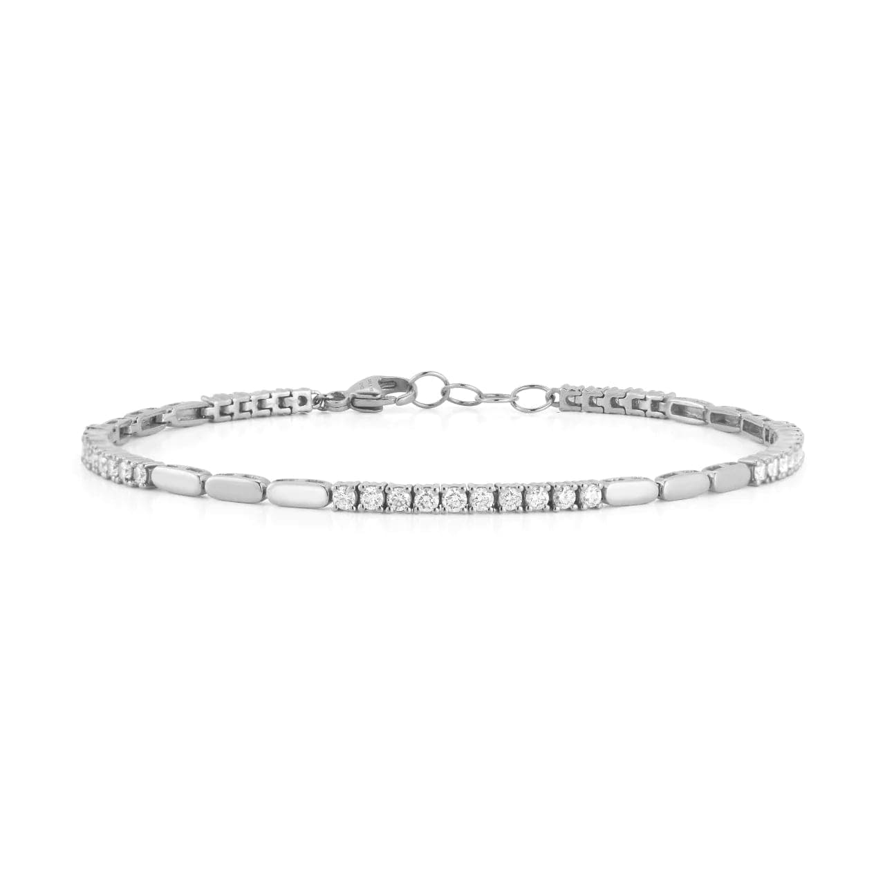 5.31 Carat Luxurious Diamond Tennis Bracelet-Explicit Handcrafted Design -  14 kt. White gold - Tennis bracelet - 1.93 ct Diamond - Diamond - Catawiki