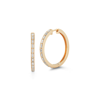 Dana Rebecca Designs Millie Ryan Princess Cut Diamond Studs - Yellow Gold