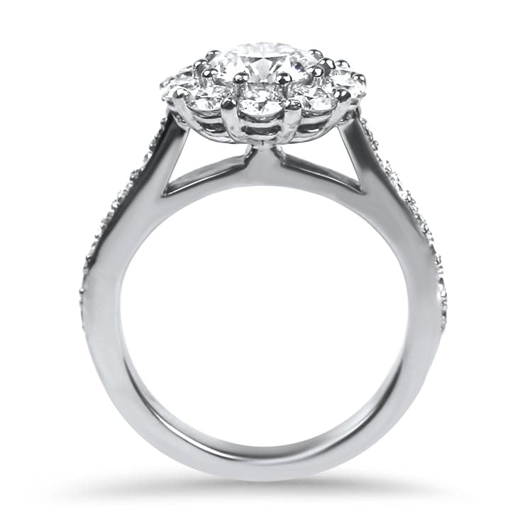 platinum fire wedding ring