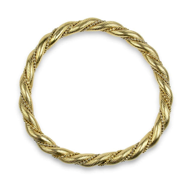 14K Gold Twist Bracelet