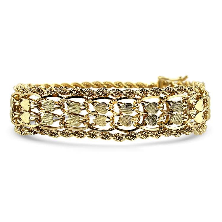 14k gold charm bracelets